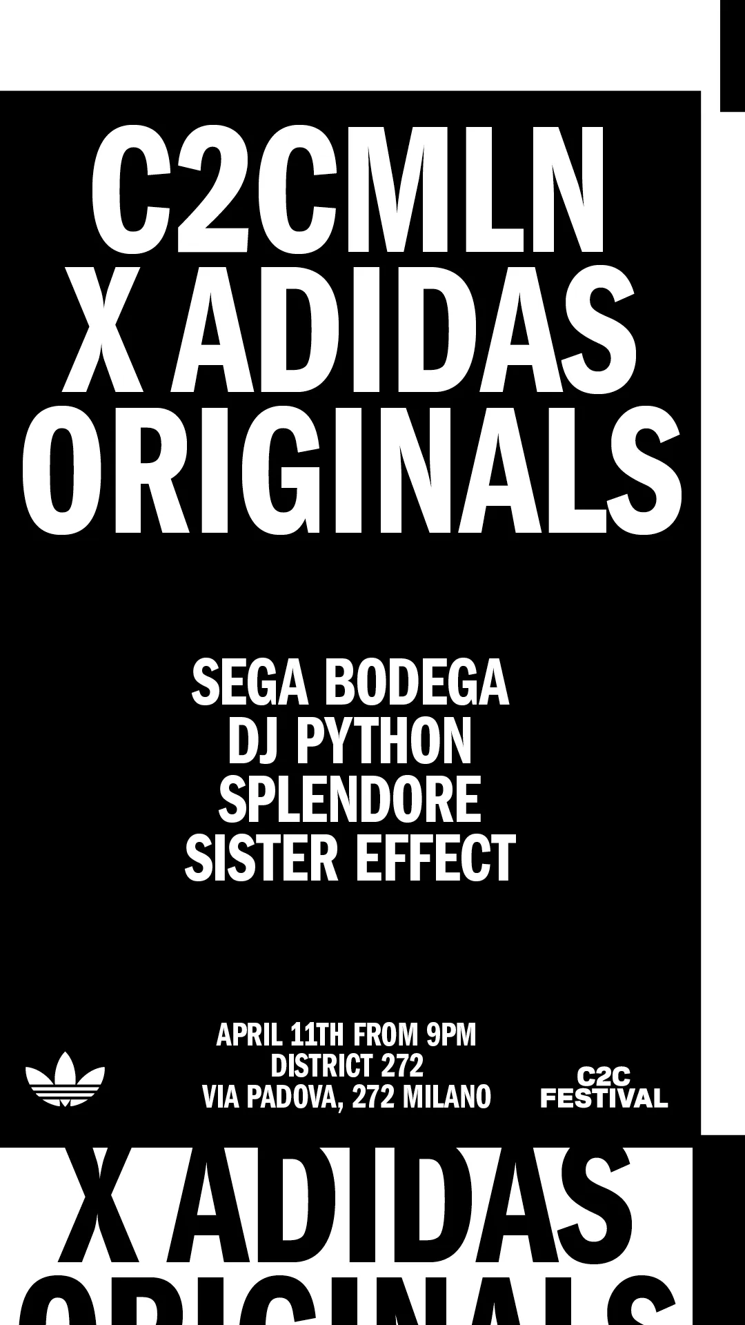 C2C FESTIVAL X ADIDAS ORIGINALS