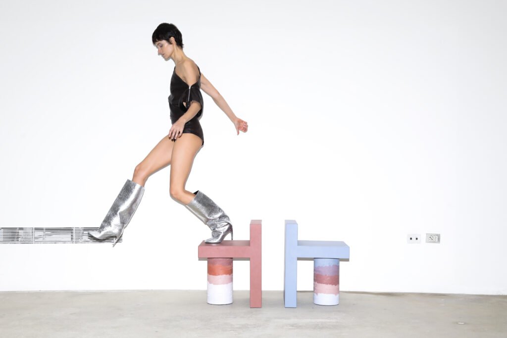 bodysuit ACNE STUDIOS, boots SERGIO ROSSI