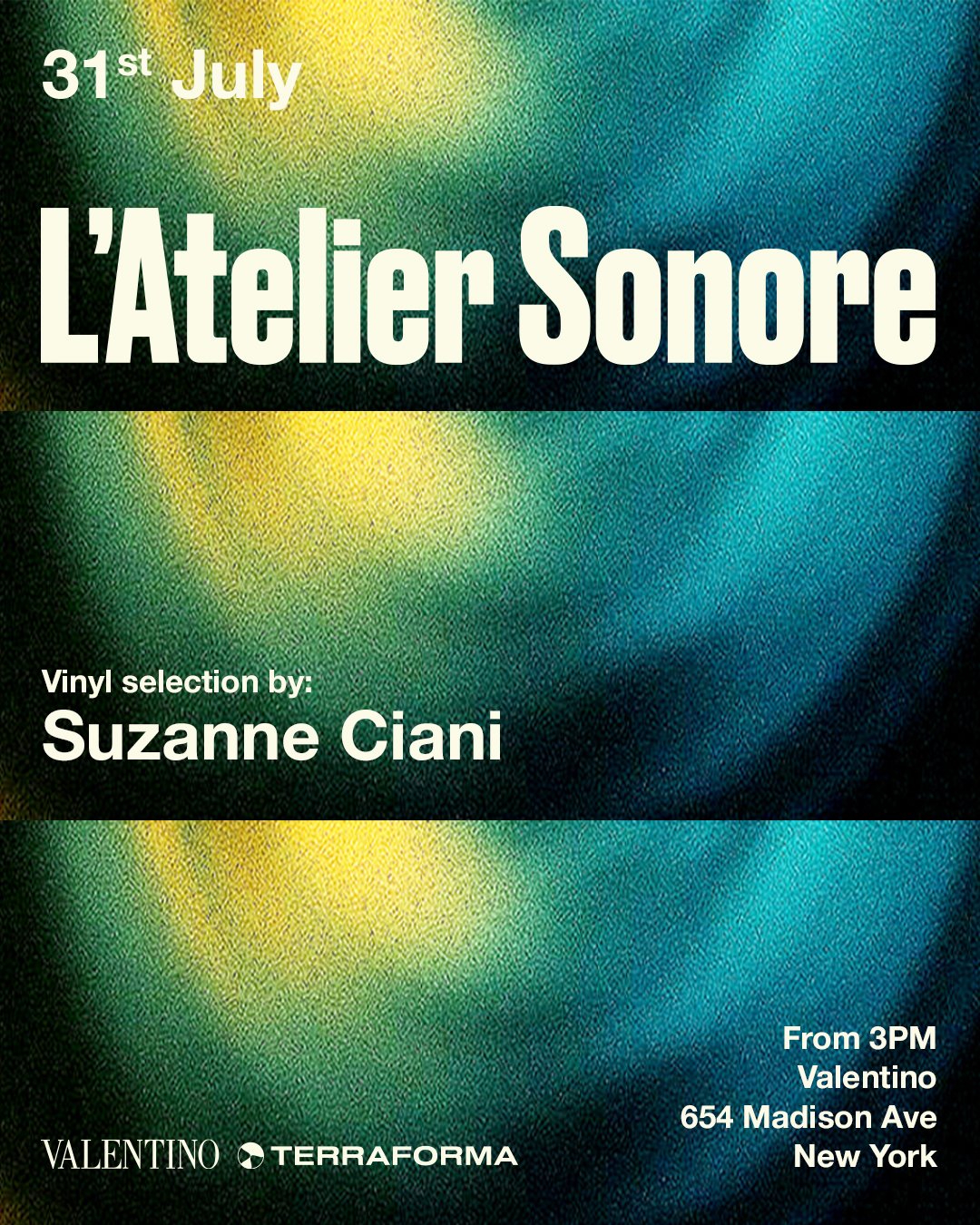 Valentino x Terraforma: L’Atelier Sonore ritorna a NYC con Suzanne Ciani