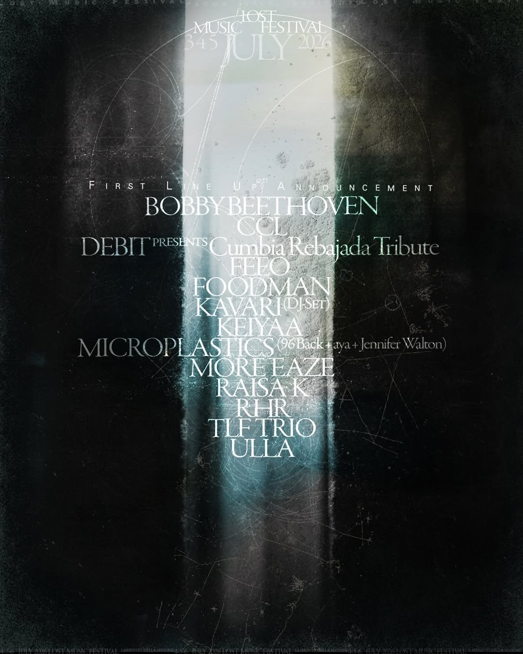 LOST Music Festival: habitat percettivo germogliato sotto cassa vegetale